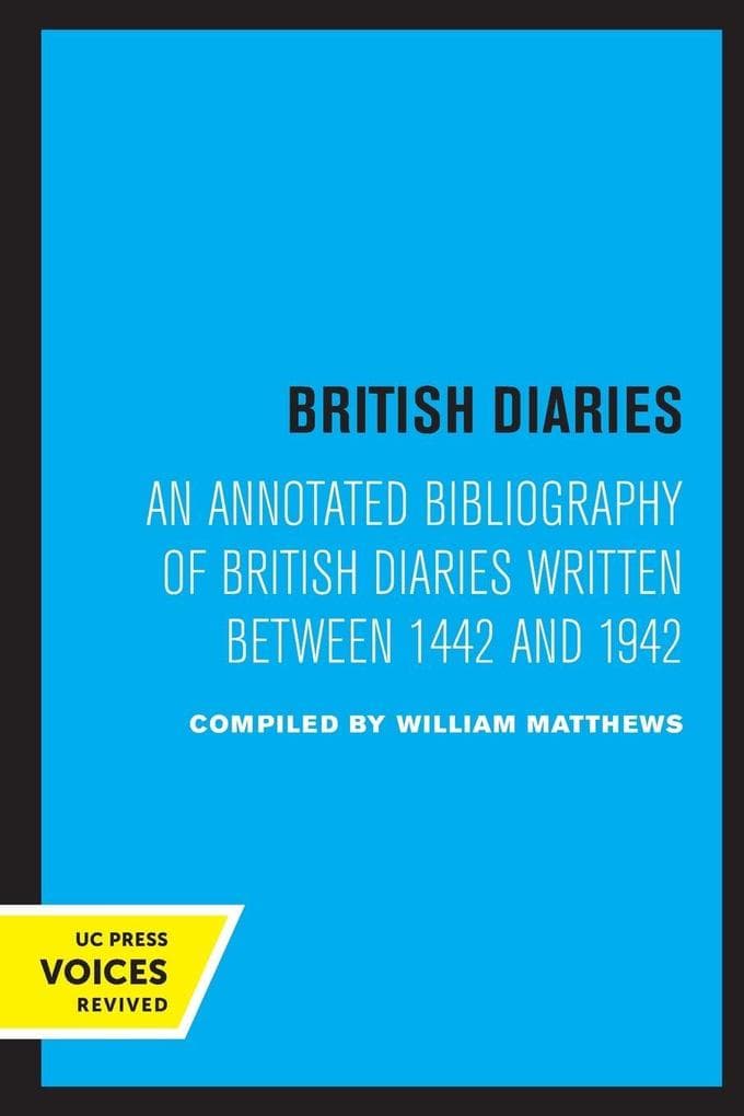 British Diaries