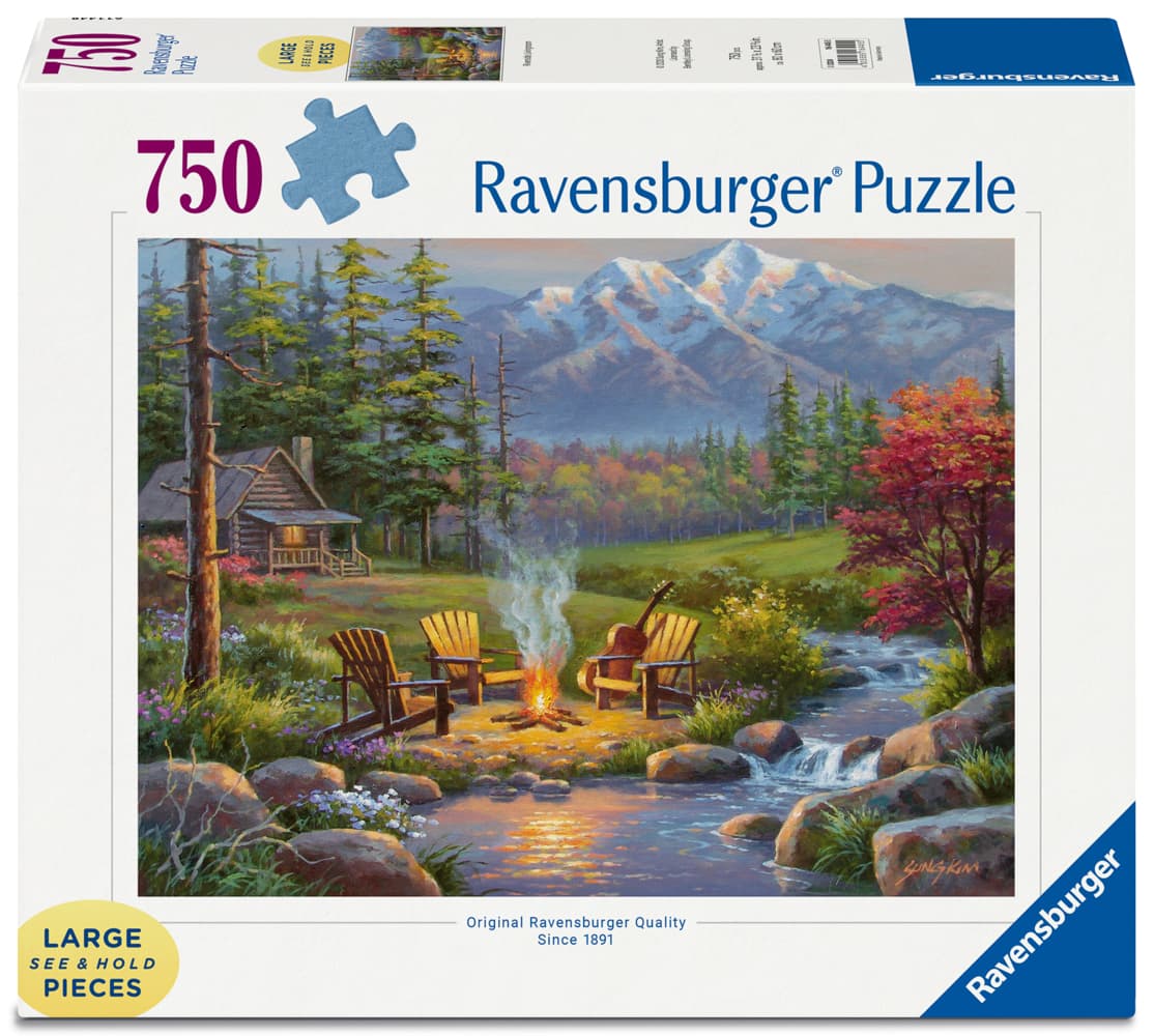 Erwachsenenpuzzle 750 Large Pieces - Lagerfeuer-Romantik