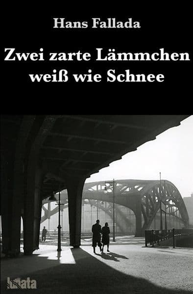 Zwei zarte Lämmchen weiß wie Schnee
