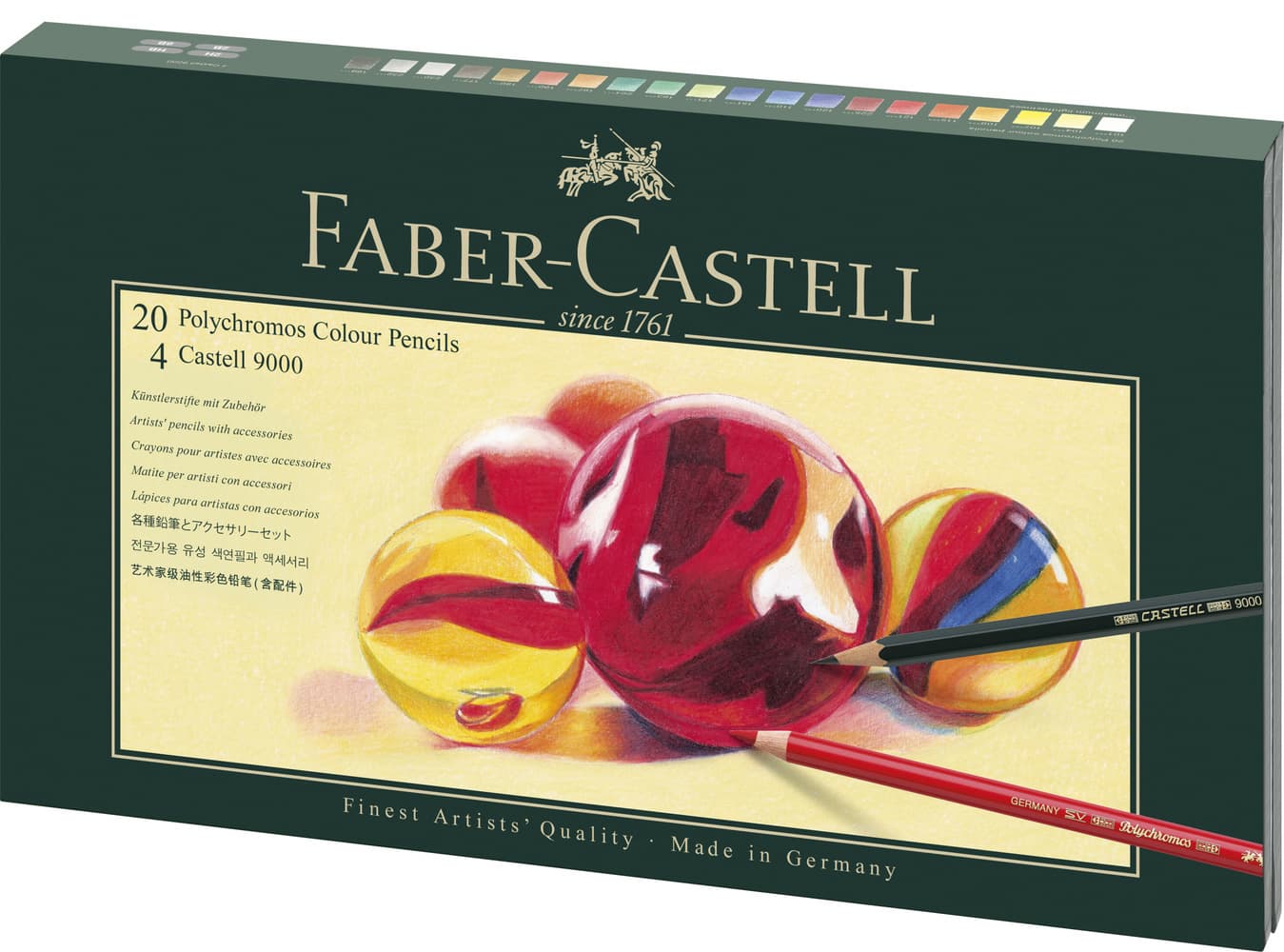Faber-Castell Künstlerfarbstifte Polychromos, Geschenkset Mixed Media