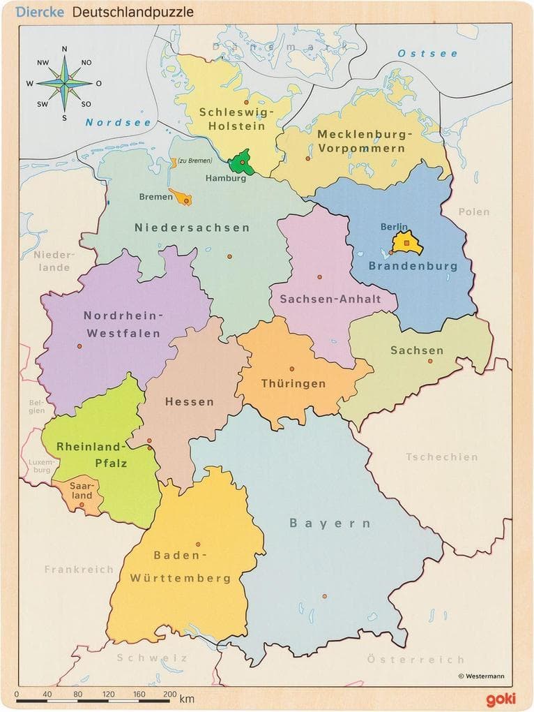 Puzzle im Puzzle Deutschland