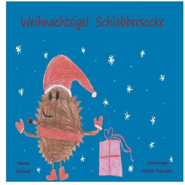 Weihnachtsigel Schlabbersocke