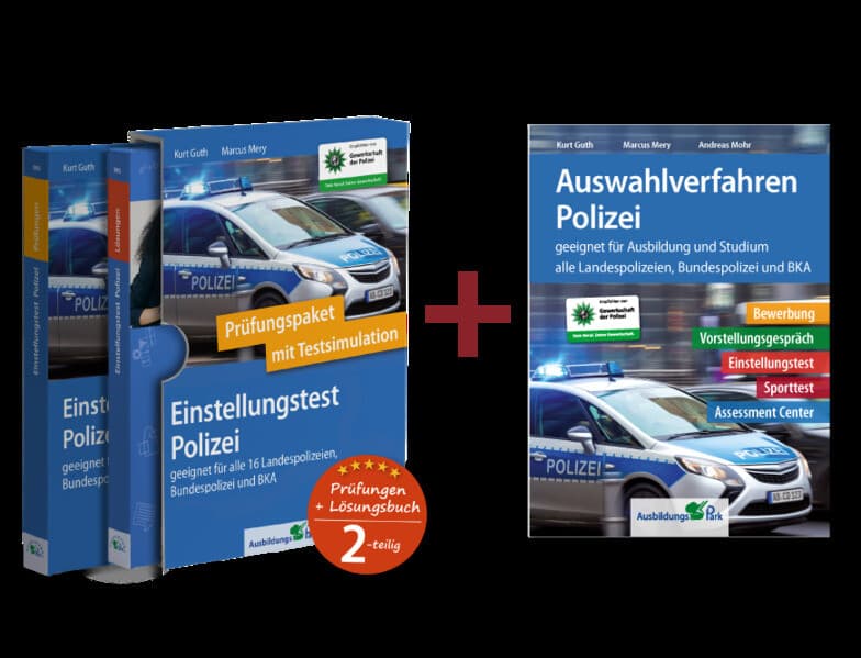 Einstellungstest + Auswahlverfahren Polizei: Paket