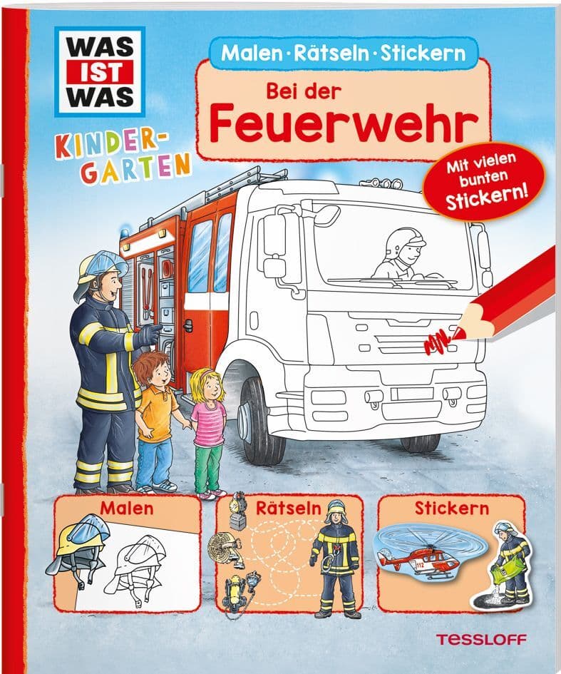 WAS IST WAS Kindergarten Malen Rätseln Stickern WAS IST WAS Kindergarten Malen Rätseln Stickern Bei