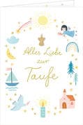 Grußkarte - Alles Liebe zur Taufe