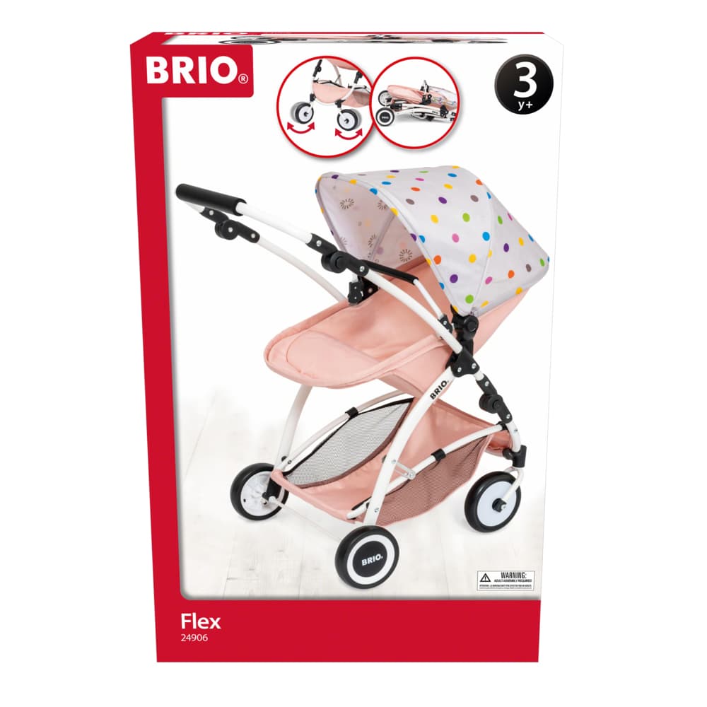 BRIO - Puppenwagen Flex mit Multifunktions-Top