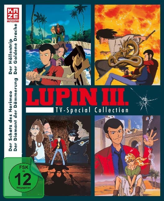 Lupin the Third - TV-Special Collection (4 TV-Specials) - Blu-ray-Box, 4 Blu-ray