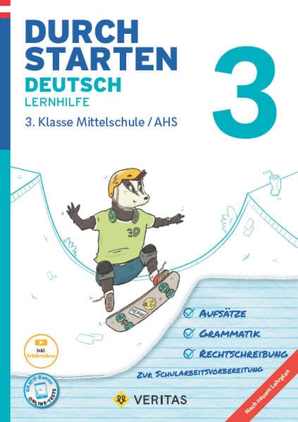 Durchstarten 3. Klasse - Deutsch Mittelschule/AHS - Lernhilfe