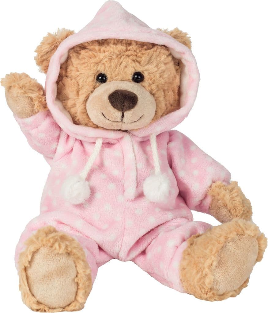 Teddy-Hermann - Schlafanzugbär rosa 30 cm