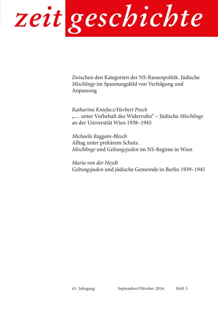 zeitgeschichte 5/2016