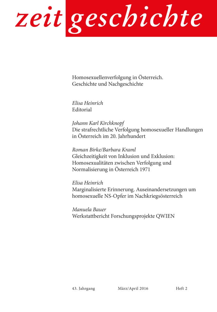 zeitgeschichte 2/2016