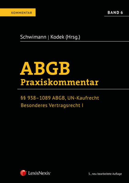 ABGB Praxiskommentar - Band 6, 5. Auflage