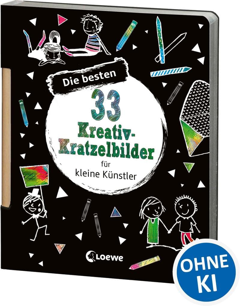 Die besten 33 Kreativ-Kratzelbilder für kleine Künstler: Kritz-Kratz-Beschäftigung für Mädchen und Jungen ab 5 Jahre