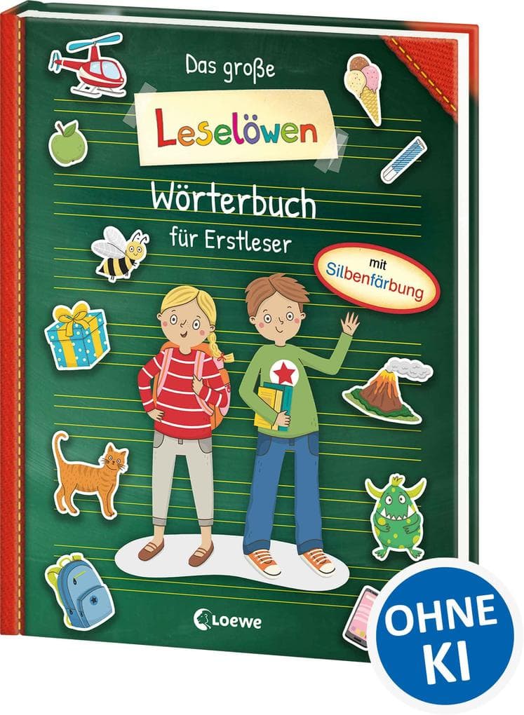 Das große Leselöwen-Wörterbuch für Erstleser: Mit Silbenfärbung - illustrierter Wortschatz für die Vorschule und Grundschüler