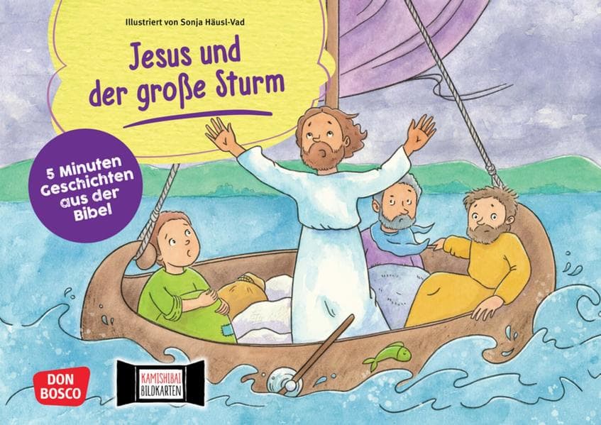 Jesus und der große Sturm. Kamishibai Bildkartenset.