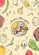 Meine Rezepte: Rezeptbuch zum Selberschreiben - Rezept Notizbuch - Rezeptbuch zum Selbst Schreiben -