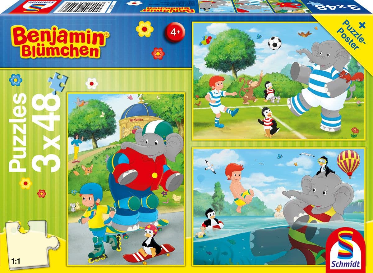 Sport und Spiel mit Törööö!, 3x48 Teile
