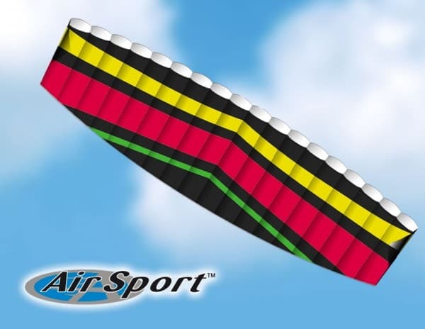 Paul Günther 1040 - Lenkdrachen, Tornado 200 Air Sport, Maxi-Parafoil Drachen, 200x54cm