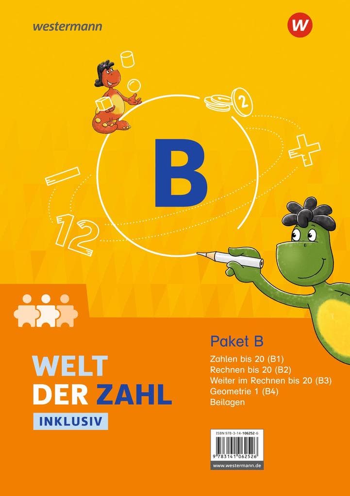 Welt der Zahl Inklusiv. Inklusionspaket B: Hefte B1 bis B4