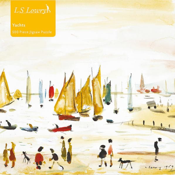 Adult Jigsaw Puzzle L.S. Lowry: Yachts (500 Pieces)