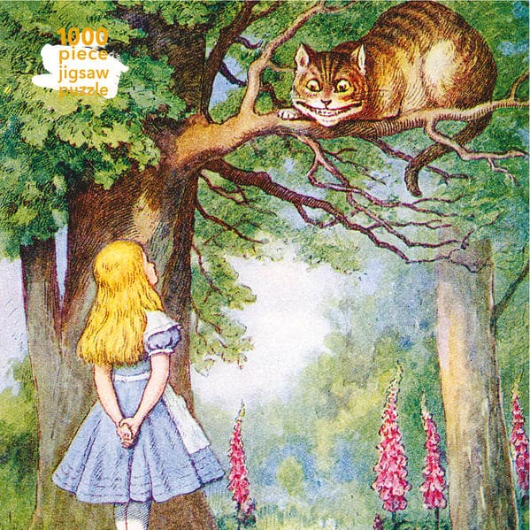 Adult Sustainable Jigsaw Puzzle Alice and the Cheshire Cat