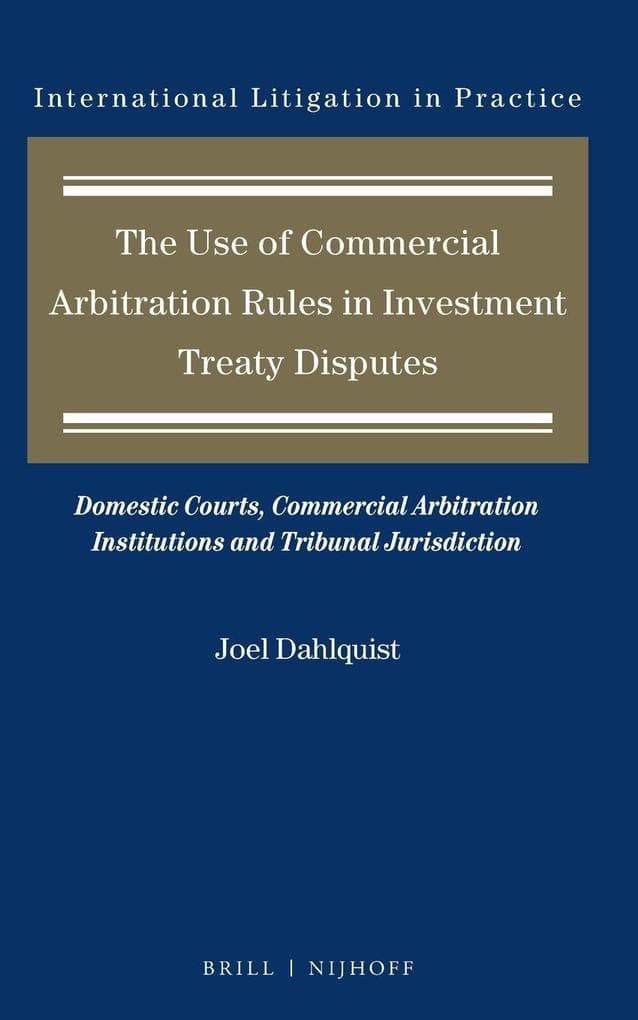 The Use of Commercial Arbitration Rules in Investment Treaty Disputes