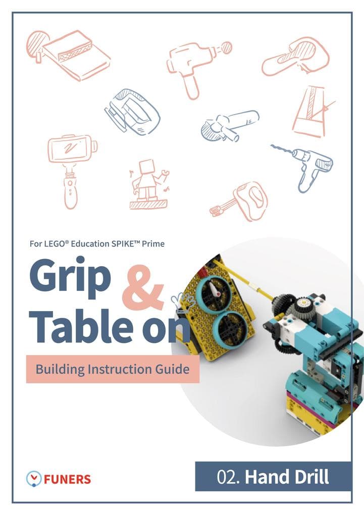 SPIKE(TM) Prime 02.Hand Drill Building Instruction Guide