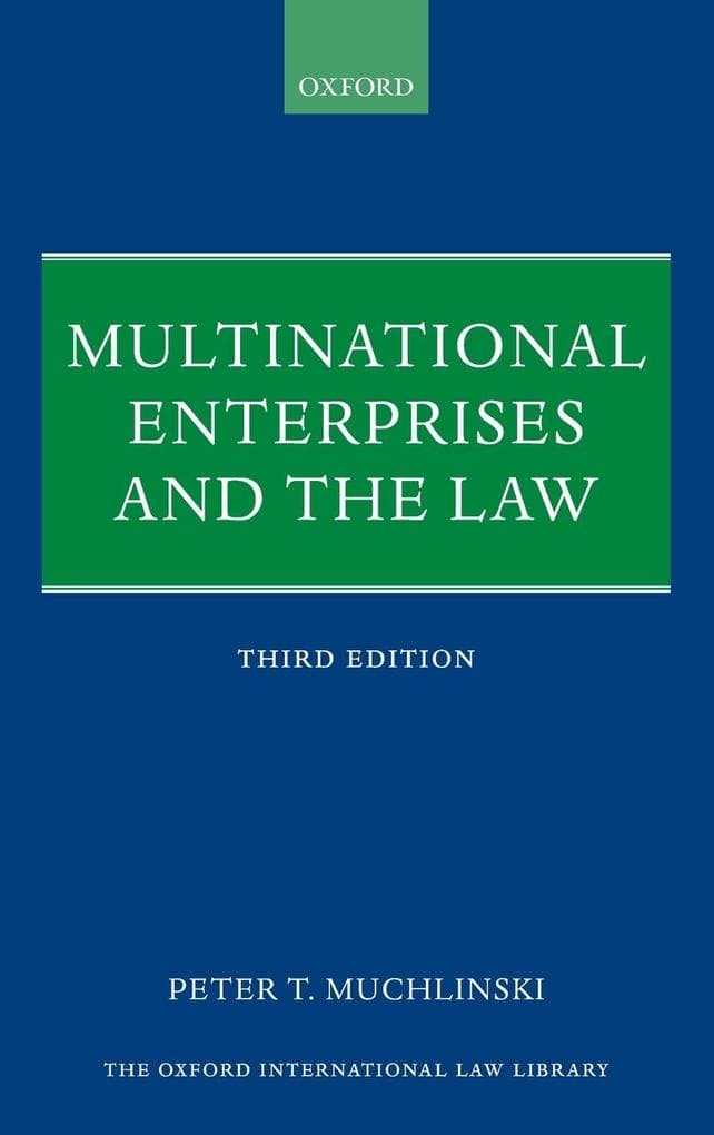 Multinational Enterp & Law 3e Oill C