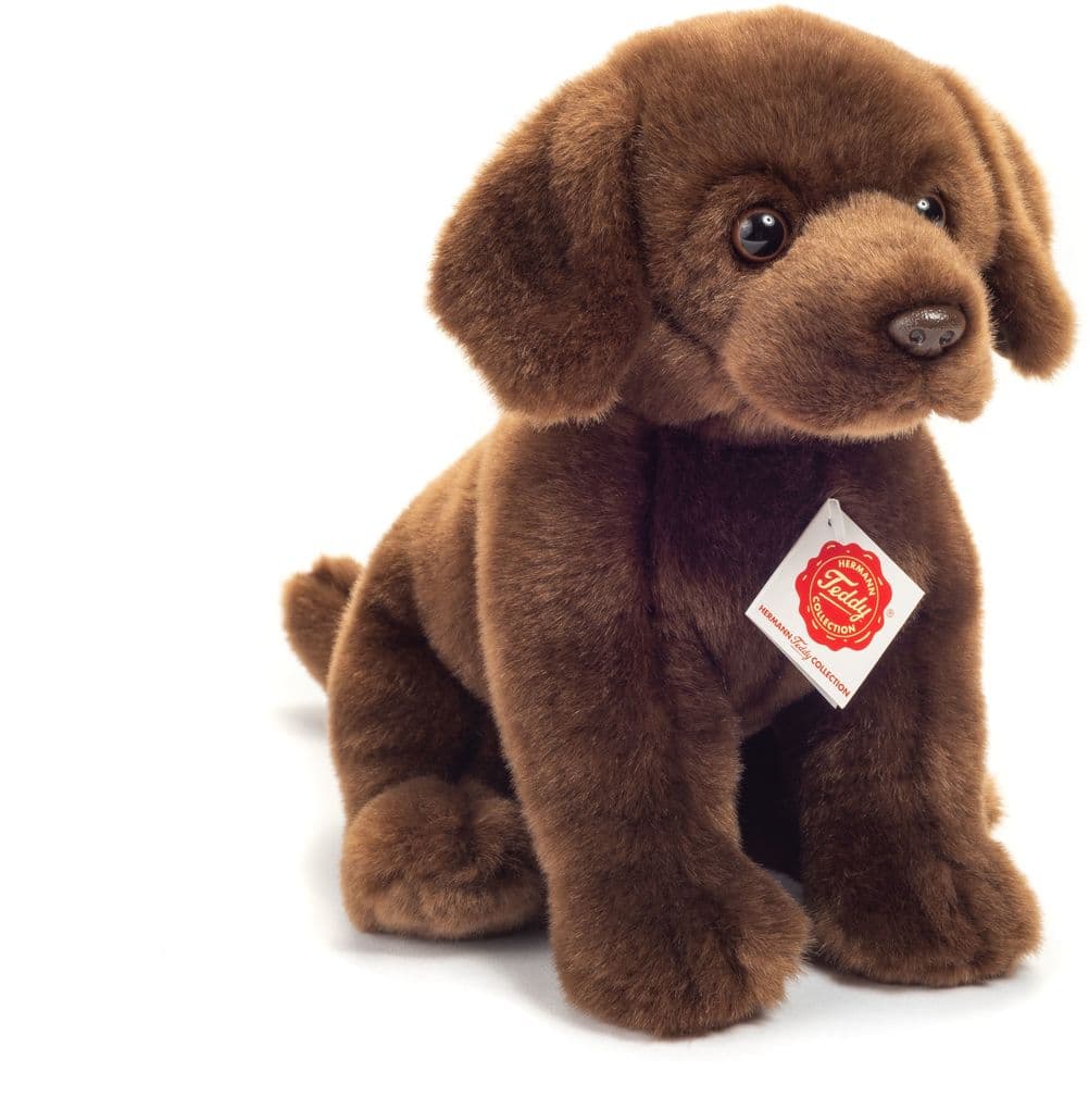 Teddy-Hermann - Labrador sitzend dunkelbraun 25 cm