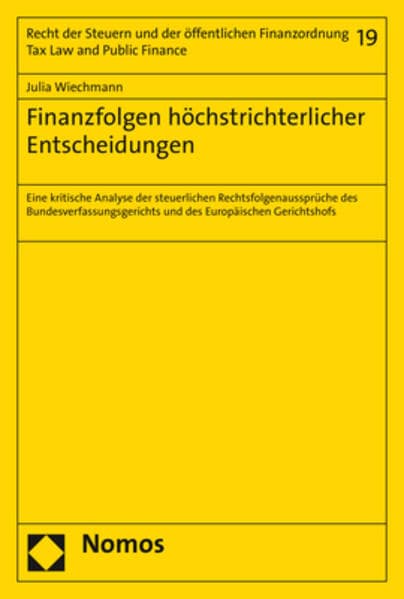 Finanzfolgen höchstrichterlicher Entscheidungen