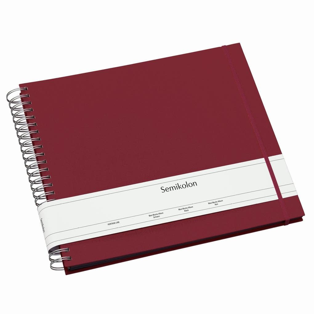 Semikolon Maxi Mucho Album black burgundy