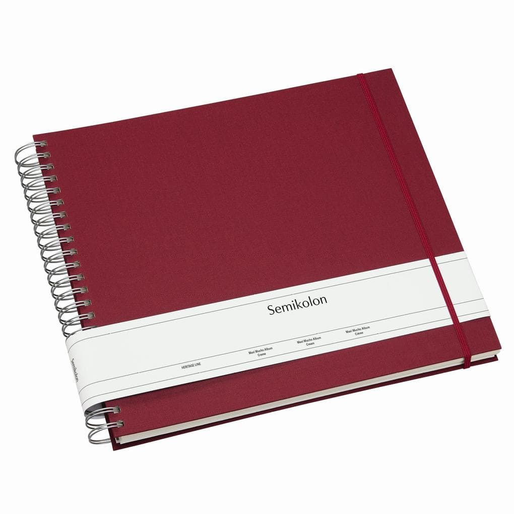 Semikolon Maxi Mucho Album cream burgundy