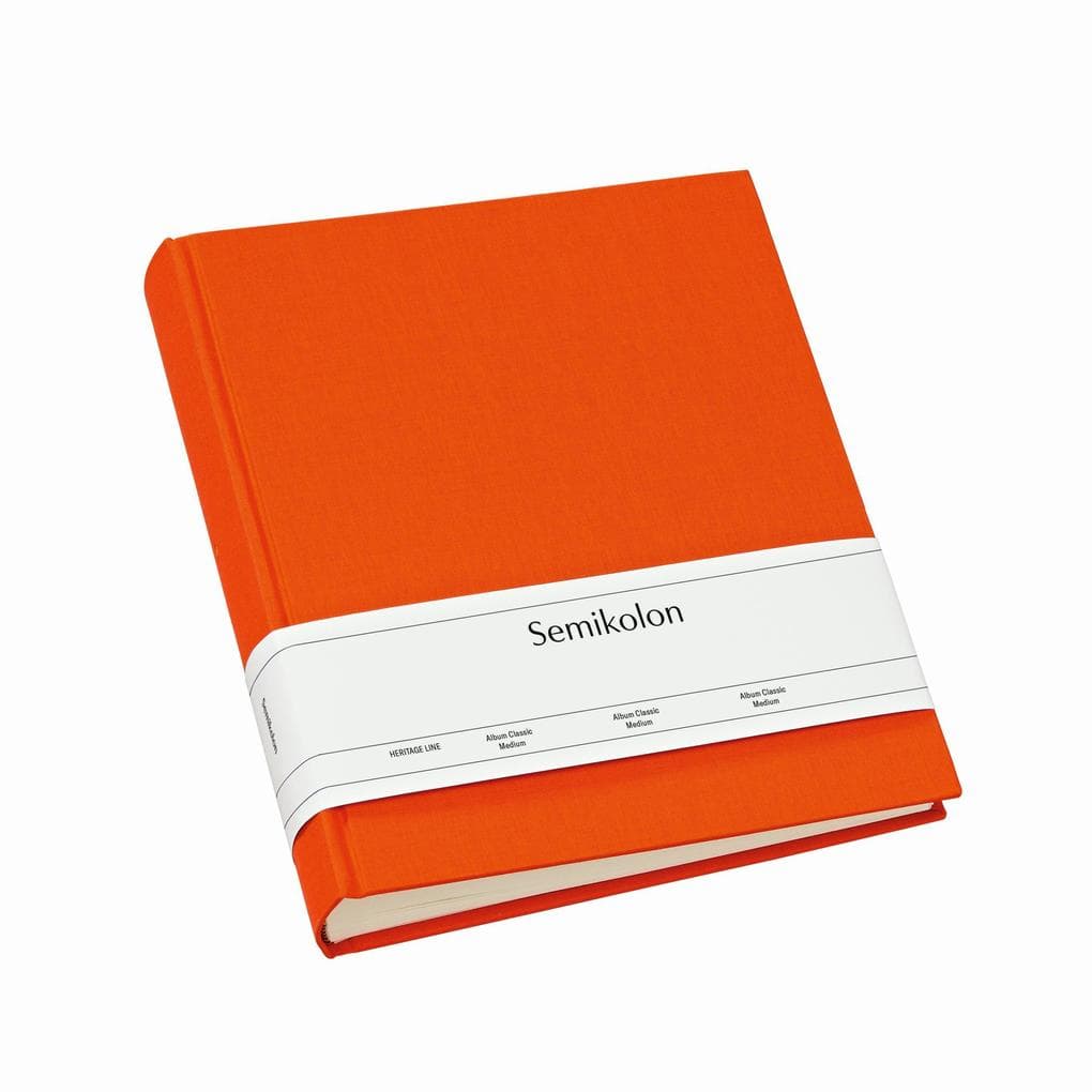 Semikolon Album Classic Medium orange