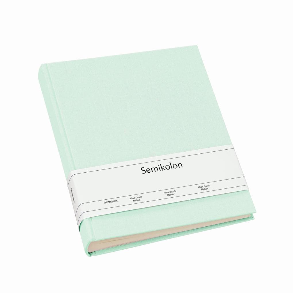 Semikolon Album Classic Medium moss (pastell grün)