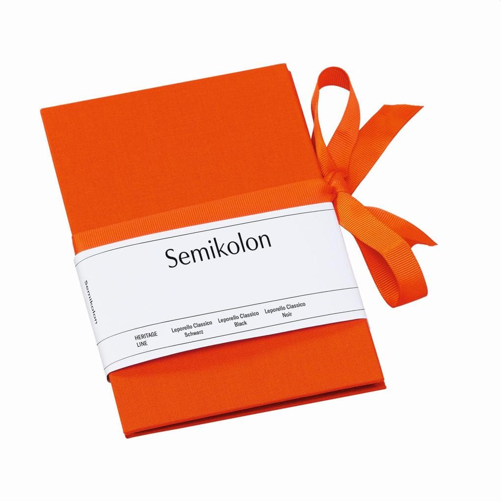Semikolon Leporello Classico orange