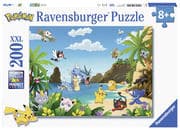 Ravensburger Kinderpuzzle 12840 - Schnapp sie dir alle! 200 Teile XXL - Pokémon Puzzle für Kinder ab