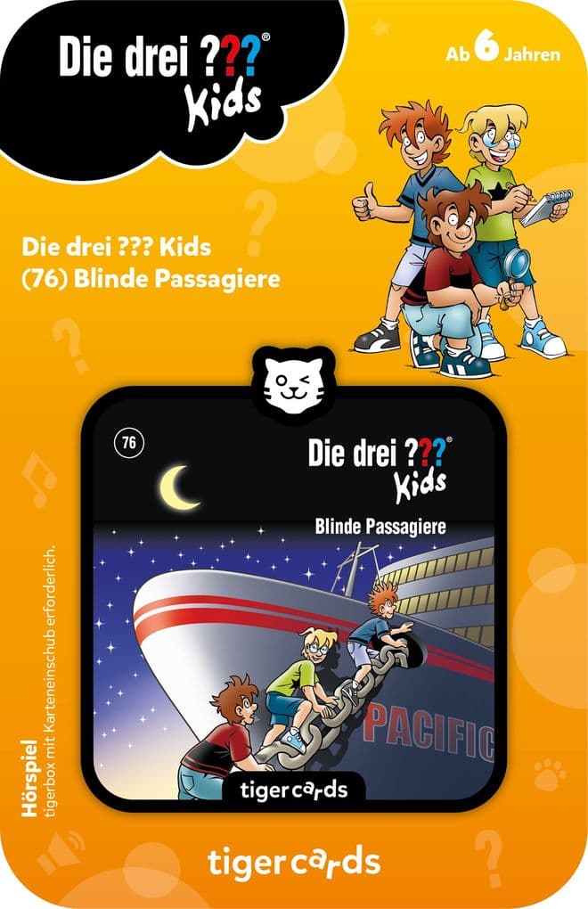 tigercard - Die drei ??? Kids - Folge 76: Blinde Passagiere