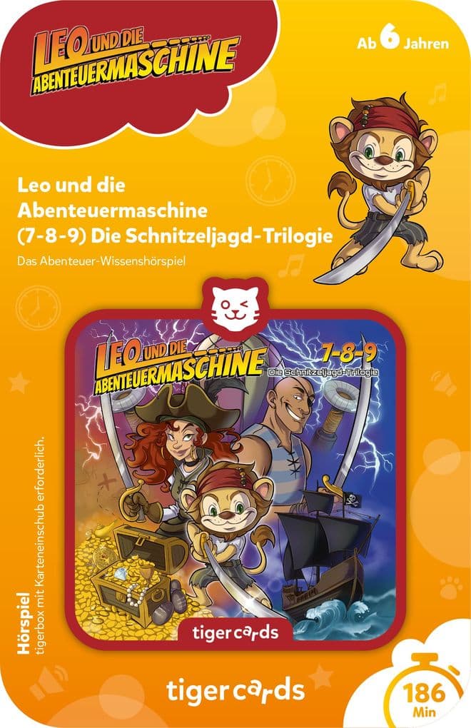 tigercard - Leo und die Abenteuermaschine  - Folge 7,8,9: Die Schnitzeljagd-Trilogie