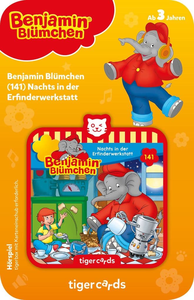tigercard - Benjamin Blümchen - Folge 141: Nachts in der Erfinderwerkstatt