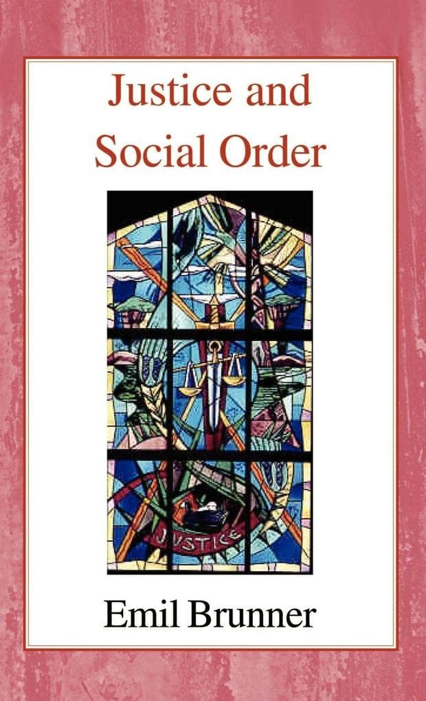 Justice and Social Order