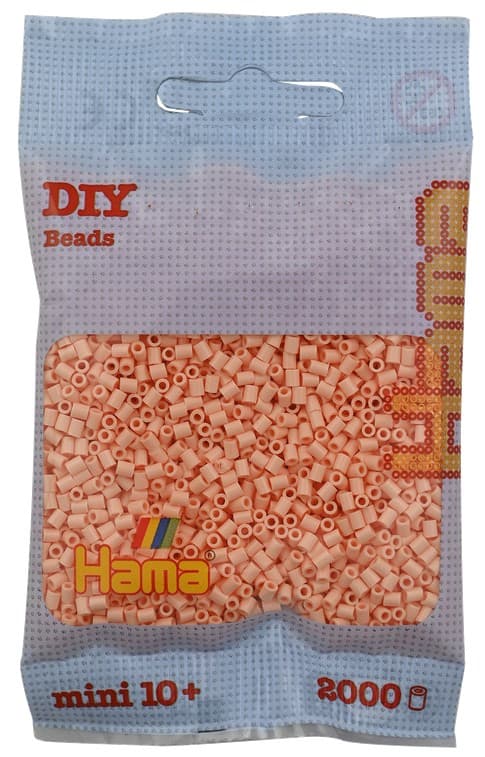 Hama 501-78 - DIY Bügelperlen Mini 10+, ca. 2000 Stück, Pfirsich