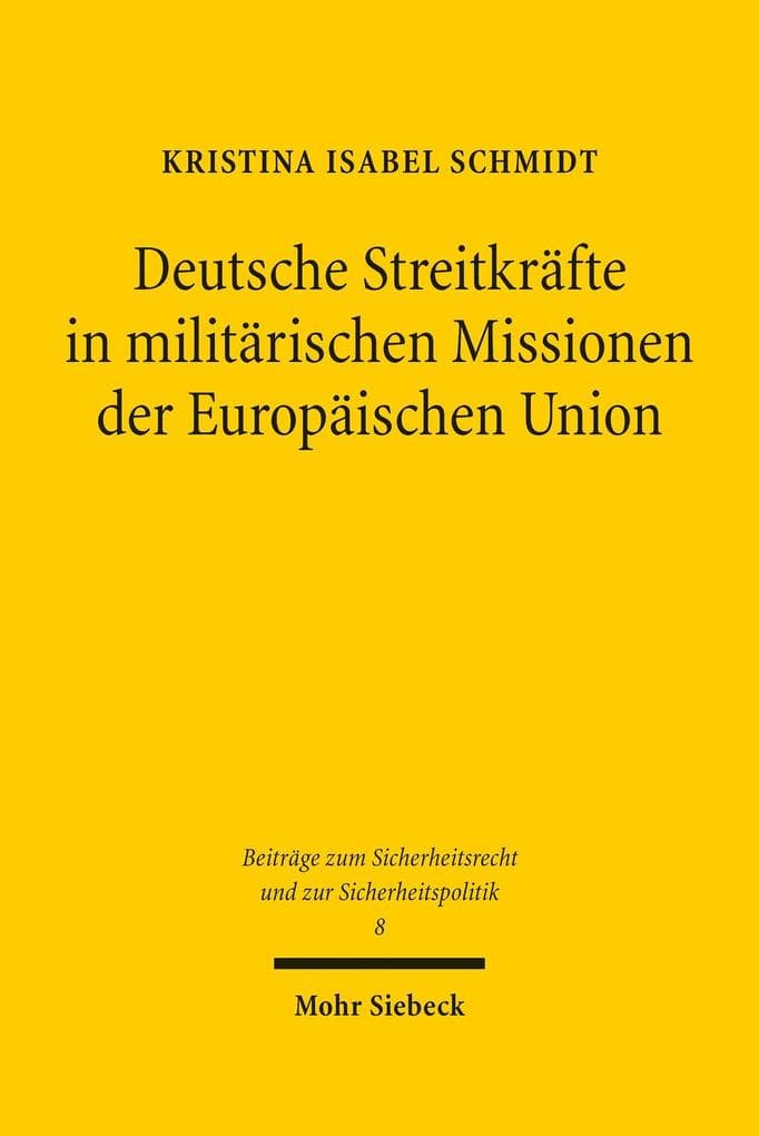 Deutsche Streitkräfte in militärischen Missionen der Europäischen Union