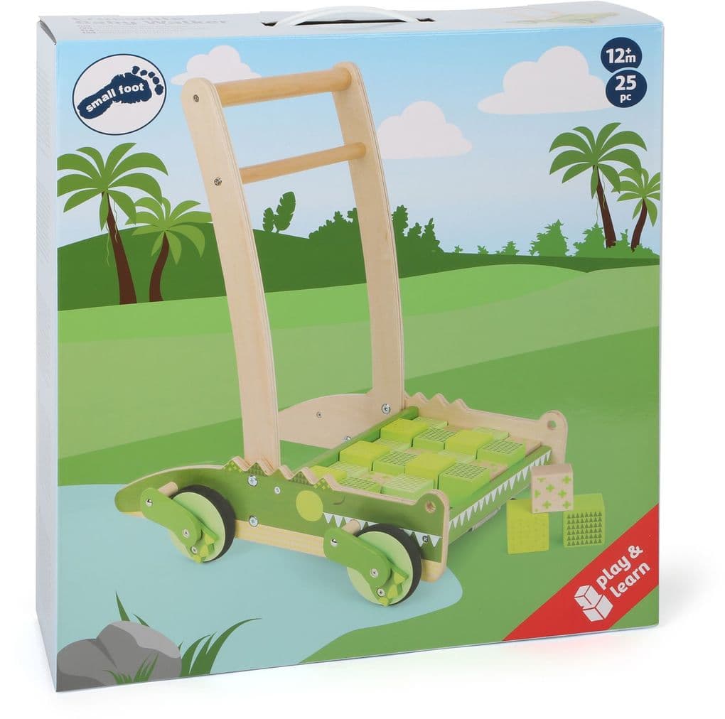small foot - Lauflernwagen Krokodil