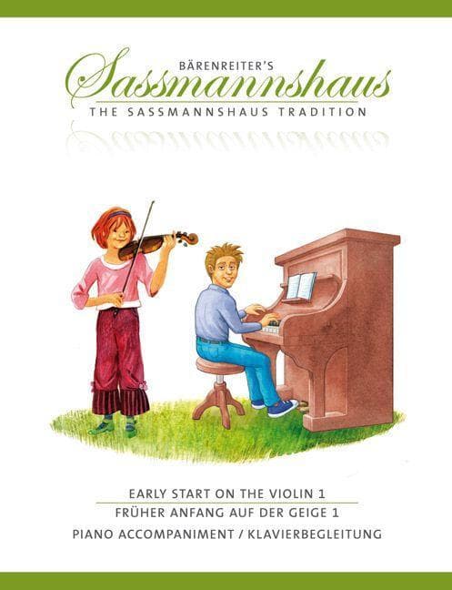 Früher Anfang auf der Geige 1 / Early Start on the Violin 1 -Klavierbegleitung-