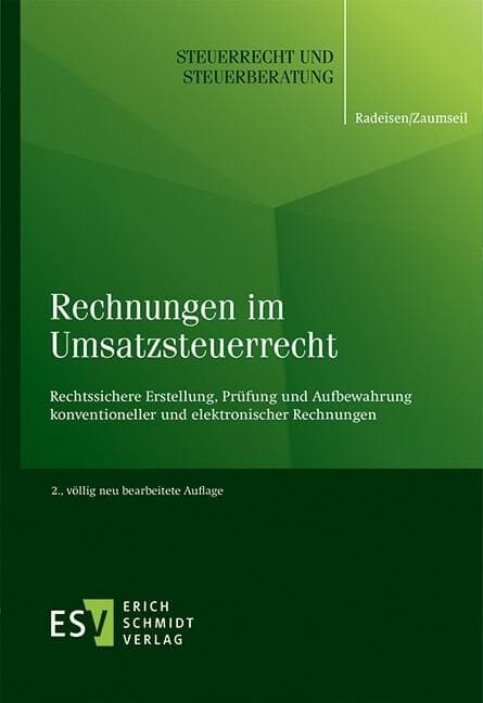 Rechnungen im Umsatzsteuerrecht