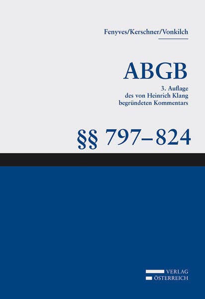 Großkommentar zum ABGB - Klang Kommentar
