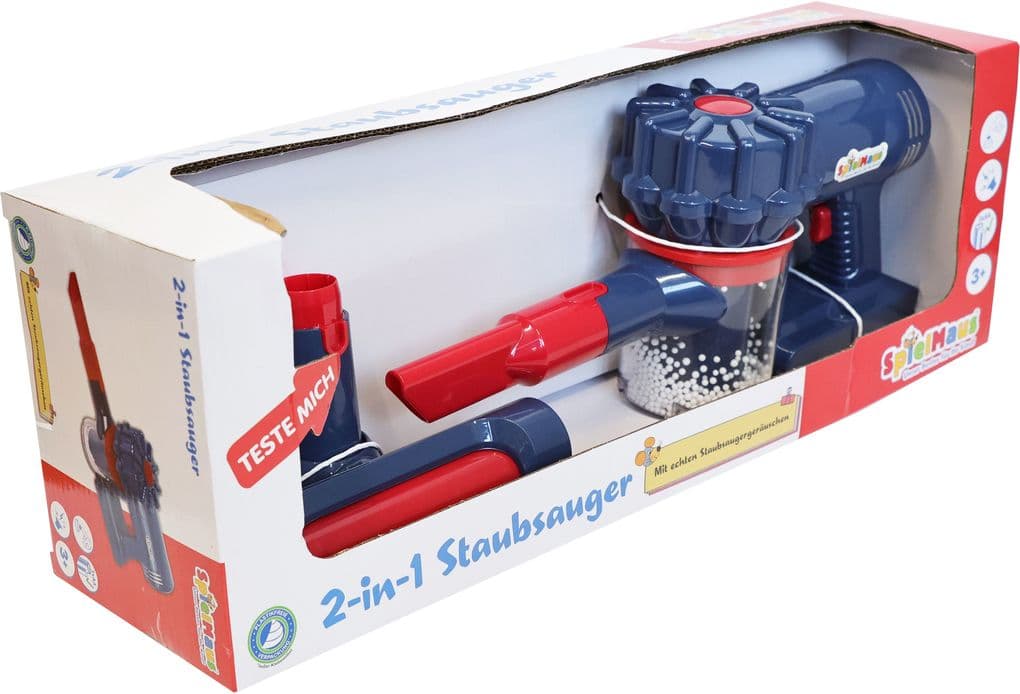 SpielMaus Küche 2 in 1 Stabstaubsauger mit Sound