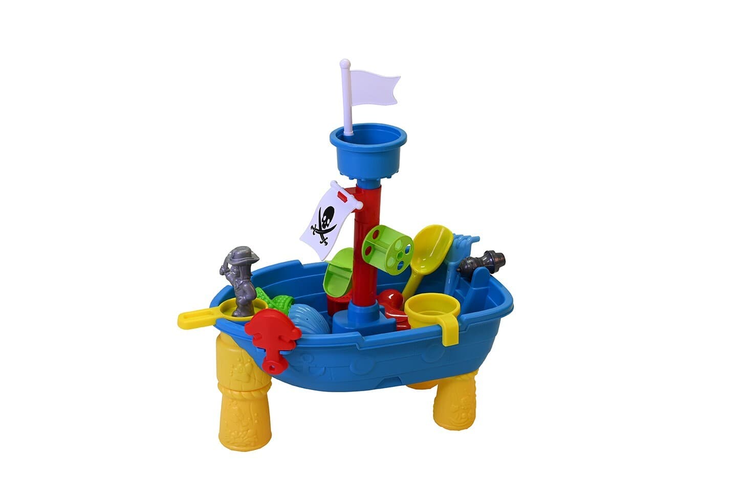 Knorrtoys 57051 - Piratenschiff, Sand- und Wassertisch, Wasserspielzeug