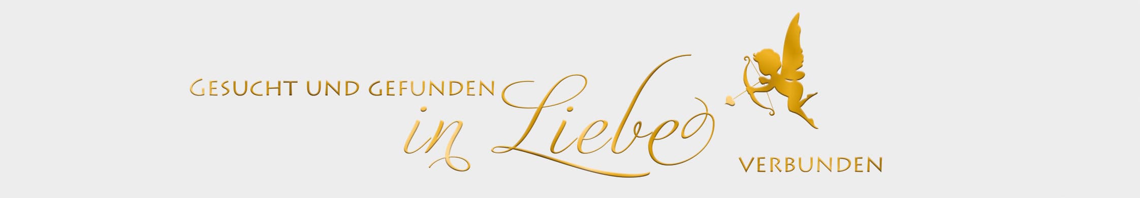 URSUS 5 Banderolen "in Liebe", weiß/gold
