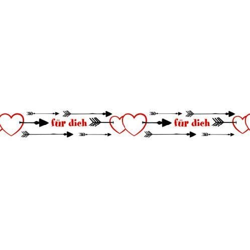URSUS Masking Tape (Klebeband) "Für dich"